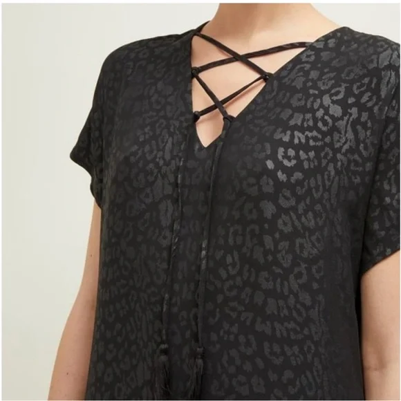 GREAT PLAINS London Minnesota Leopard Print Dress Tunic 4 Like New - Picture 3 of 15